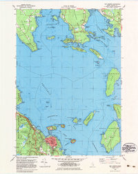 Download a high-resolution, GPS-compatible USGS topo map for Bar Harbor, ME (1983 edition)