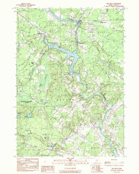 Download a high-resolution, GPS-compatible USGS topo map for Bar Mills, ME (1984 edition)