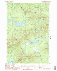 Download a high-resolution, GPS-compatible USGS topo map for Barren Mountain East, ME (1988 edition)