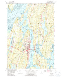 Download a high-resolution, GPS-compatible USGS topo map for Bath, ME (1990 edition)