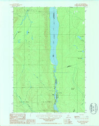 Download a high-resolution, GPS-compatible USGS topo map for Beau Lake, ME (1987 edition)