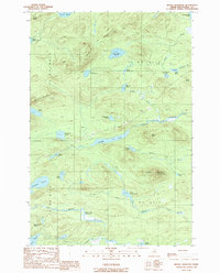 Download a high-resolution, GPS-compatible USGS topo map for Beetle Mountain, ME (1989 edition)