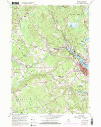 Download a high-resolution, GPS-compatible USGS topo map for Belfast, ME (1984 edition)