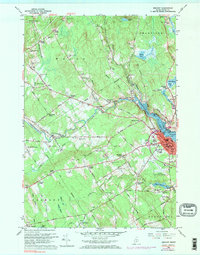 Download a high-resolution, GPS-compatible USGS topo map for Belfast, ME (1984 edition)