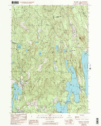 Download a high-resolution, GPS-compatible USGS topo map for Belgrade Lakes, ME (1991 edition)
