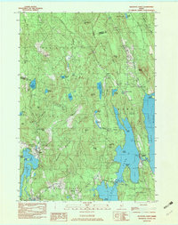 Download a high-resolution, GPS-compatible USGS topo map for Belgrade Lakes, ME (1983 edition)