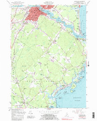 Download a high-resolution, GPS-compatible USGS topo map for Biddeford, ME (1980 edition)