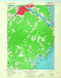 Download a high-resolution, GPS-compatible USGS topo map for Biddeford, ME (1967 edition)