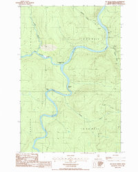 Download a high-resolution, GPS-compatible USGS topo map for Big Black Rapids, ME (1986 edition)