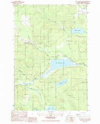 Download a high-resolution, GPS-compatible USGS topo map for Big Machias Lake, ME (1986 edition)