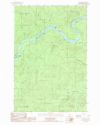 Download a high-resolution, GPS-compatible USGS topo map for Big Rapids, ME (1987 edition)