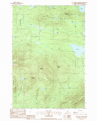 Download a high-resolution, GPS-compatible USGS topo map for Big Shanty Mountain, ME (1988 edition)