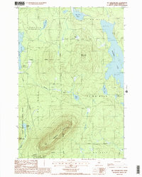 Download a high-resolution, GPS-compatible USGS topo map for Big Spencer Mtn, ME (1988 edition)