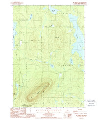Download a high-resolution, GPS-compatible USGS topo map for Big Spencer Mtn, ME (1988 edition)