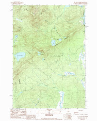 Download a high-resolution, GPS-compatible USGS topo map for Big Squaw Pond, ME (1989 edition)