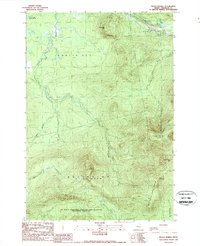 Download a high-resolution, GPS-compatible USGS topo map for Black Nubble, ME (1989 edition)