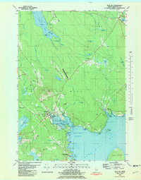 Download a high-resolution, GPS-compatible USGS topo map for Blue Hill, ME (1981 edition)