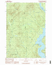 Download a high-resolution, GPS-compatible USGS topo map for Bosebuck Mountain, ME (1989 edition)