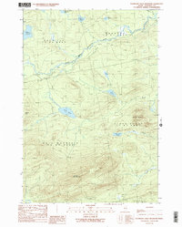 Download a high-resolution, GPS-compatible USGS topo map for Boundary Bald Mountain, ME (1989 edition)