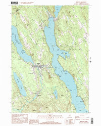 preview thumbnail of historical topo map of Cumberland County, ME in 2000