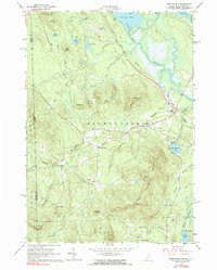 preview thumbnail of historical topo map of Oxford County, ME in 1964