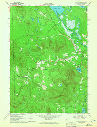preview thumbnail of historical topo map of Oxford County, ME in 1964