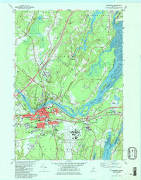 Download a high-resolution, GPS-compatible USGS topo map for Brunswick, ME (1984 edition)