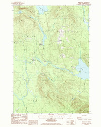 Download a high-resolution, GPS-compatible USGS topo map for Burlington, ME (1988 edition)