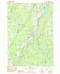 Download a high-resolution, GPS-compatible USGS topo map for Burnham, ME (1983 edition)