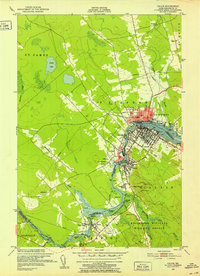 Download a high-resolution, GPS-compatible USGS topo map for Calais, ME (1952 edition)