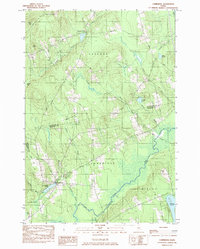 Download a high-resolution, GPS-compatible USGS topo map for Cambridge, ME (1984 edition)