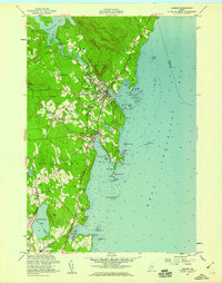 Download a high-resolution, GPS-compatible USGS topo map for Camden, ME (1959 edition)