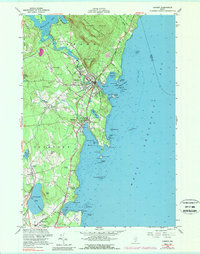 Download a high-resolution, GPS-compatible USGS topo map for Camden, ME (1989 edition)