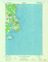 Download a high-resolution, GPS-compatible USGS topo map for Cape Elizabeth, ME (1971 edition)
