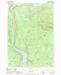 Download a high-resolution, GPS-compatible USGS topo map for Caratunk, ME (1989 edition)