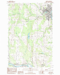 Download a high-resolution, GPS-compatible USGS topo map for Caribou, ME (1985 edition)