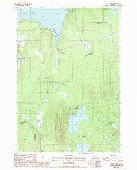 preview thumbnail of historical topo map of Penobscot County, ME in 1988