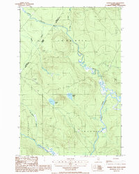 Download a high-resolution, GPS-compatible USGS topo map for Charles Pond, ME (1986 edition)