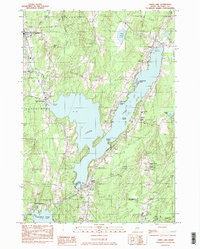 Download a high-resolution, GPS-compatible USGS topo map for China Lake, ME (1983 edition)