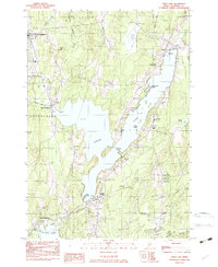 preview thumbnail of historical topo map of Kennebec County, ME in 1983