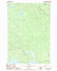 Download a high-resolution, GPS-compatible USGS topo map for Churchill Stream, ME (1989 edition)