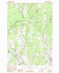 Download a high-resolution, GPS-compatible USGS topo map for Clinton, ME (1991 edition)