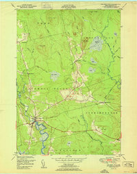 Download a high-resolution, GPS-compatible USGS topo map for Columbia Falls, ME (1951 edition)