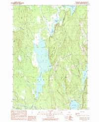 Download a high-resolution, GPS-compatible USGS topo map for Crawford Lake, ME (1990 edition)
