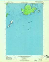 Download a high-resolution, GPS-compatible USGS topo map for Cross Island, ME (1969 edition)