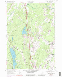 Download a high-resolution, GPS-compatible USGS topo map for Cumberland Center, ME (1989 edition)