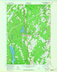 Download a high-resolution, GPS-compatible USGS topo map for Cumberland Center, ME (1971 edition)