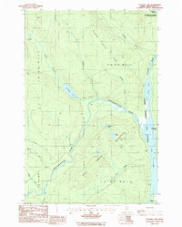 Download a high-resolution, GPS-compatible USGS topo map for Cunliffe Lake, ME (1987 edition)
