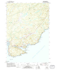 Download a high-resolution, GPS-compatible USGS topo map for Cutler, ME (1995 edition)