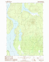 Download a high-resolution, GPS-compatible USGS topo map for Cuxabexis Lake, ME (1988 edition)
